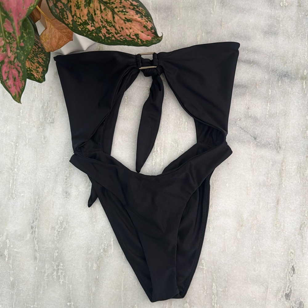CANALUZ SWIM Macao Monokini in Black